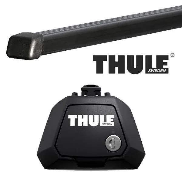 THULE メルセデスベンツ Mクラス (W166)ルーフレール付 12〜 ルーフキャリア取付1台分セット TH710410+TH7124