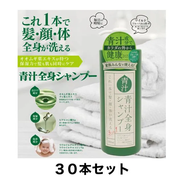 3in1青汁全身シャンプーI 1L IT-2108-01 30本