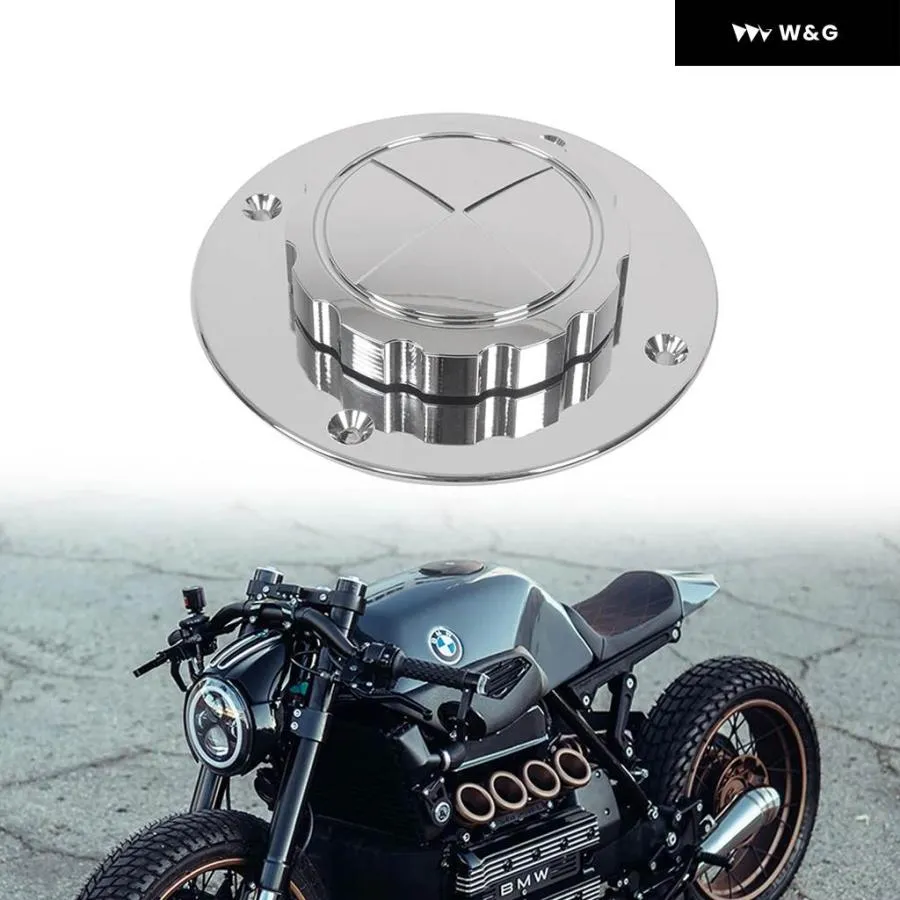 並行輸入品 BMW K100 カフェレーサー オートバイ バイク アルミ ガソリン 燃料キャップ ギア付き レトロ 燃料タンクカバー キャップ MOTO4U タンクカバー