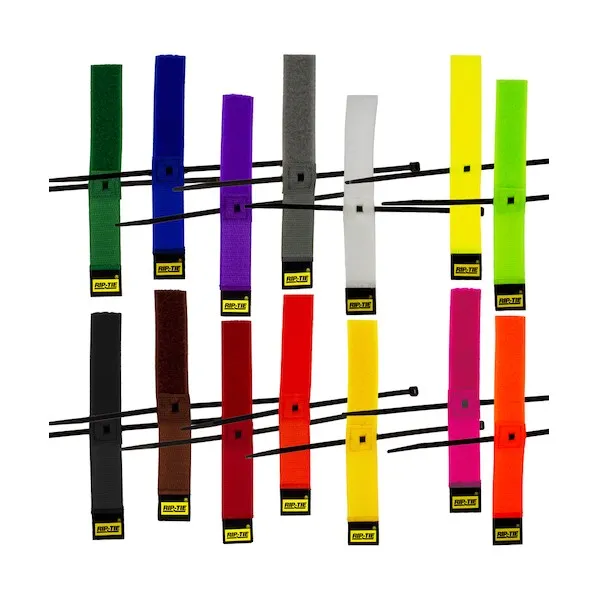 RIP-TIE ケーブルハンガー 25．4mmX355．6mm 100本入 虹 虹 S-14-100-RW 100本