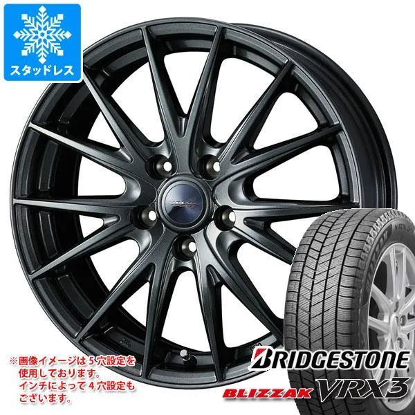 プリウス 60系用 スタッドレス ブリヂストン ブリザック VRX3 195/50R19 88Q ヴェルヴァ スポルト2