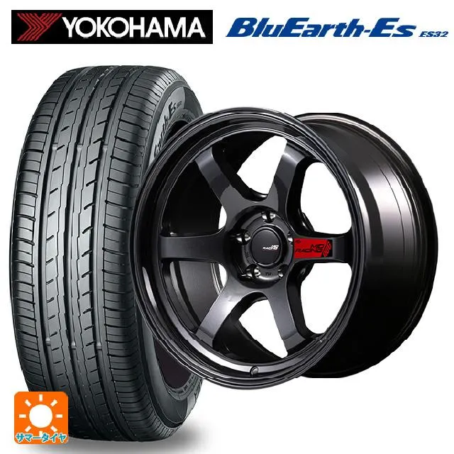 送料無料 サマータイヤホイールセット 225/40R18 92W ヨコハマ ブルーアースEs ES32 エムアイディー MIDレーシング R06 18