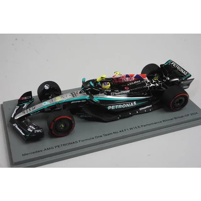 1/43 スパーク S9533 メルセデスAMG ペトロナス F1チーム W15 Eパフォーマンス イギリスGP 優勝 2024 #44 L.ハミルトン