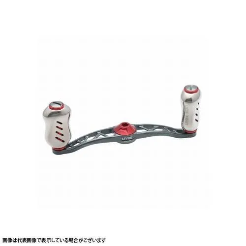 メガテック リブレ LIVRE CLANK Feather100(クランクフェザー) シマノ 右巻用(ガンメタP+レッドG) 製品番号 FRSF100-FI-GMR