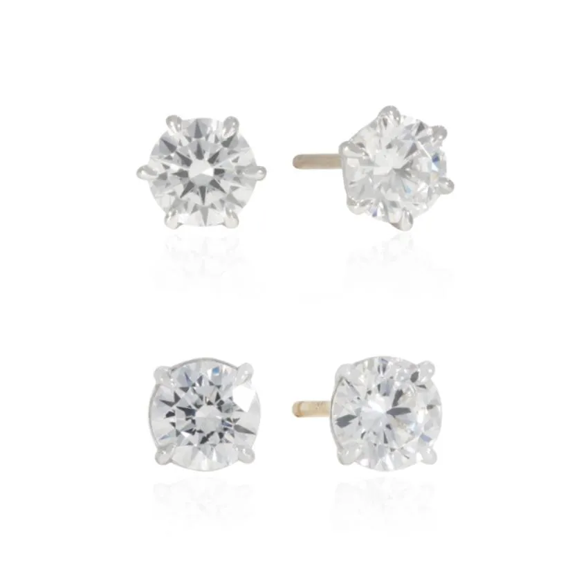 ラウンドピアス　ラボグロウンダイヤ　ピアス　１４k　１４金　0.5ct