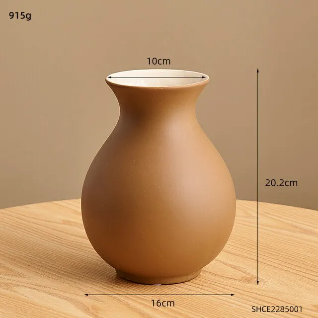 オブジェ 【A】花瓶陶磁器家の装飾リビングルーム装飾花瓶センターテーブル装飾モダン装飾磁器ガーデンフラワーポットギフト 【A】Vase Ceramic Home Decor Living Room Decoration Vase Center Table Decoration Modern Decorative Porcelain Garden Flower Pots Gifts