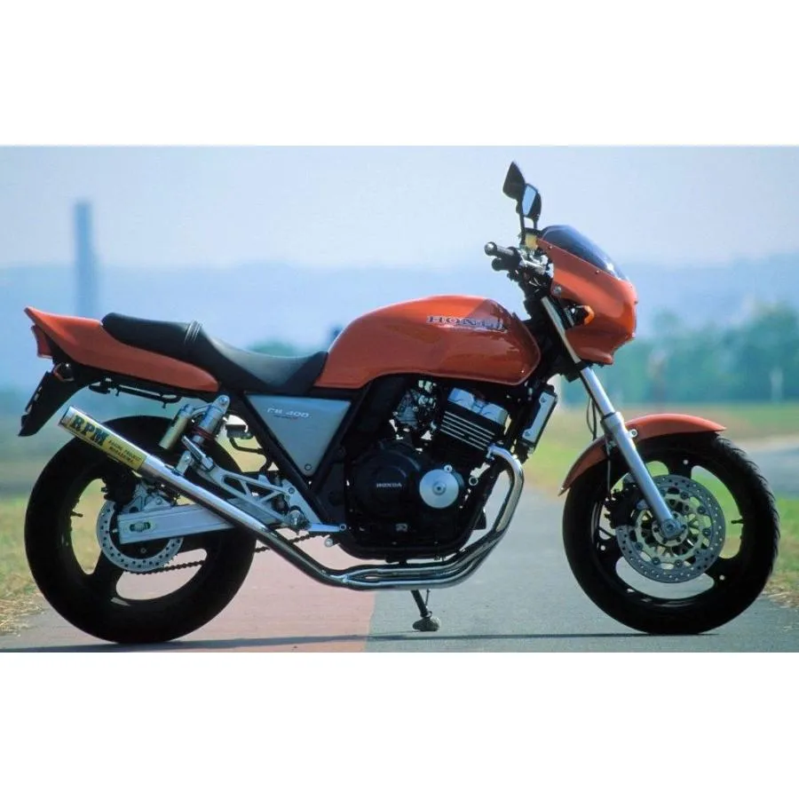 RPM アールピーエム RPM-67Racingフルエキゾーストマフラー サイレンサーカバー：チタン CB400SF Ver.R Ver.S HONDA ホンダ フルエキゾーストマフラー マフラー