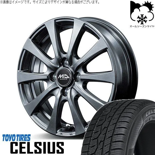 ZR-V クロストレック 225/60R17 オールシーズン | セルシアス \u0026 MIDホイール G10 17インチ 5穴114.3