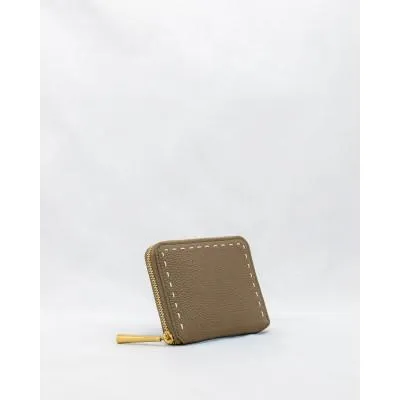 ふるさと納税 東大阪市 [OAK] 本革ラウンドファスナー二つ折り財布　BONNY (ボニー)