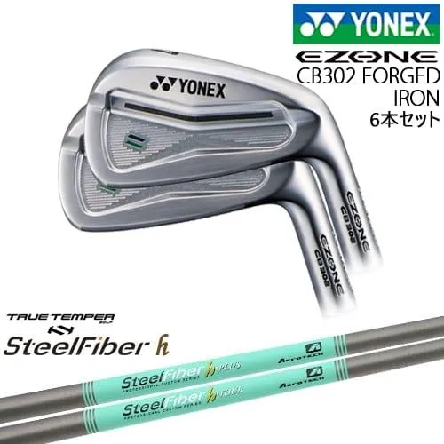 ヨネックス EZONE CB302 フォージドアイアン6本set(5I-PW)[IR]ヨネックスYONEX スチールファイバーh(パラレル) SteelFiberTRUE TEMPER