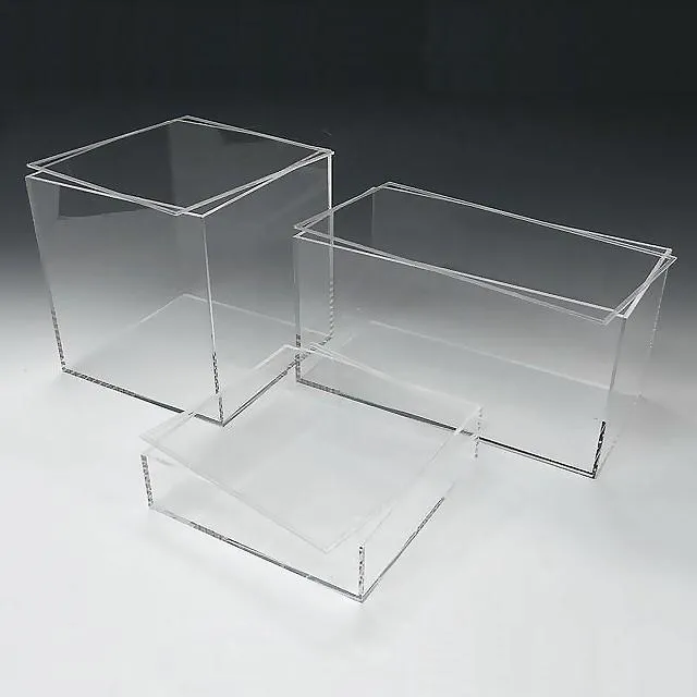 アクリル透明収納BOX W300mm×H350mm×D150mm 板厚4mm    透明ケース アクリルケース クリアケース プラスチックケース 収納ボックス
