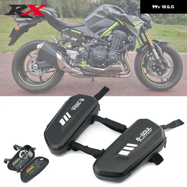並行輸入品 カワサキ Z250 Z300 Z400 Z650 Z750 Z800 Z900 Z900RS Z1000 Z1000SX オートバイ バイク サイドバッグ カスタム 防水 三角バッグ