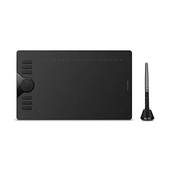 【中古】【未使用】HUION HS610 Drawing Tablet 10x6.25 Inches Android Devices Supported Graphics Digital Tablet Tilt Function Battery-Free Stylus 8192 Pen