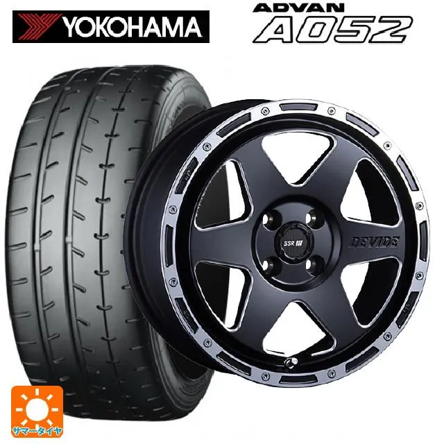 送料無料 サマータイヤホイール 4本セット 205/50R16 91W XL ヨコハマ アドバン A052 正規品 タナベ SSR ディバイド TR-