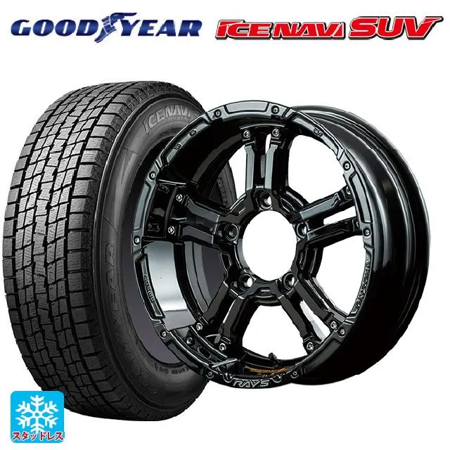 スズキ ジムニー(64系)用 2025年製 215/70R16 100Q グッドイヤー アイスナビ SUV チームデイトナ FDX-J コレクション