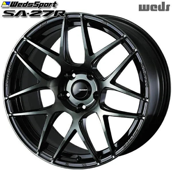 サマータイヤ ホイール4本セット 225/50R18インチ 5H114.3 ウェッズスポーツ SA27R WBC ヨコハマ ブルーアース RV-03