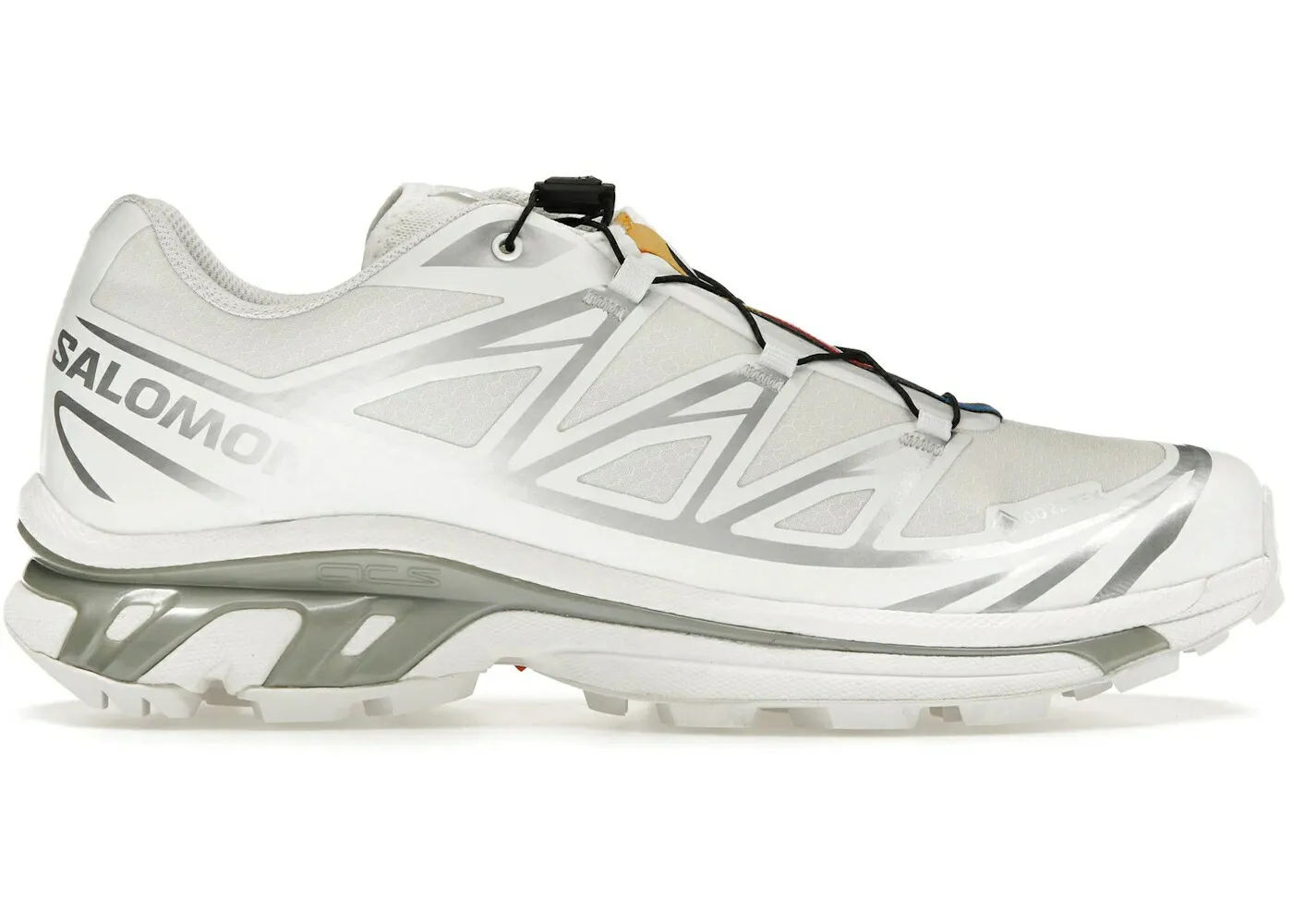 サロモン 白色 ホワイト 銀色 シルバー スニーカー メンズ SALOMON XT-6 WHITE FTW SILVER / WHITE WHITE FOOTWEAR SILVER