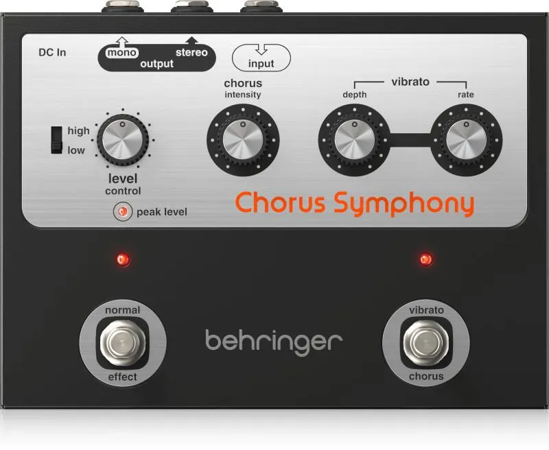 BERIR ORUS SYMPONY モジュレーションペダル コーラス ビブラート ベリンガー