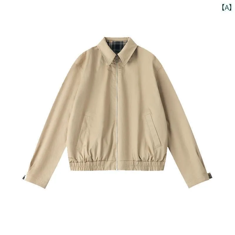 アウター メンズ ジャケット パーカ CountryMoment リバーシブル 32 カウント コーマ コットン ヴィンテージ チェック 柄 ジャケット 男女兼用 ハリントン
