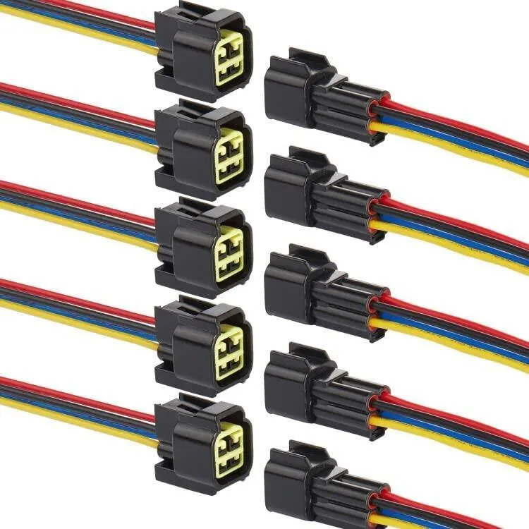 【並行輸入品】 ZHOFONET 4 Pin Waterproof Connector Waterproof Electrical Car Auto