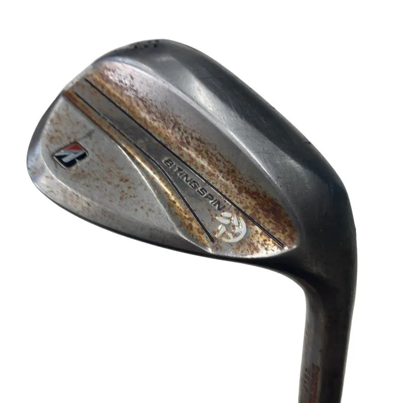 【中古】 ブリヂストン BRIDGESTONE BITING SPIN ノーメッキ 58°/08°M ウェッジ WG 純正特注シャフト (フレックスS) メンズ 男性用 右利き 右用 Cランク ゴルフクラブ