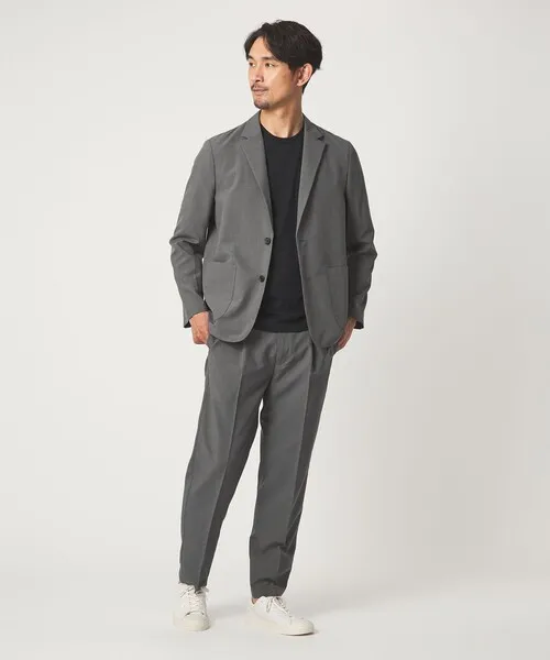 セットアップ 「WEB限定」JUST fit ドライポリエステル リラックス セットアップ -吸水速乾- メンズ