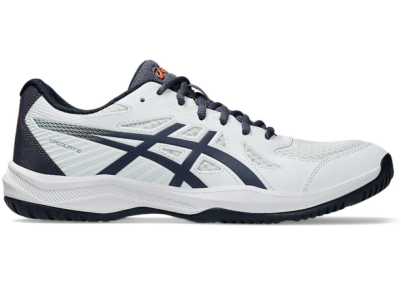 アシックス 白色 ホワイト 藍色 インディゴ スニーカー メンズ ASICS UPCOURT 6 WHITE INDIGO FOG / WHITE INDIGO FOG