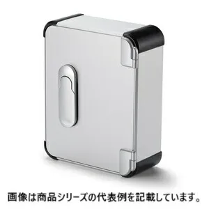 タカチ電機工業開閉式アルミコントロールボックス■型式：AUH66-36-36NSB□外寸 W-H-D(mm)：W:360 H:66 D:360□内寸 w-h-d(mm)：w:353 h:59.3 d:353□鍵の有無：無し□カラー：SB□取付シャーシ(別売)：AUC36-36