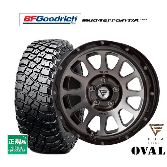 サマータイヤ ホイール4本セット FORCE デルタフォース OVAL(オーバル) BFグッドリッチ マッドテレーン T/A KM3 245/70R16