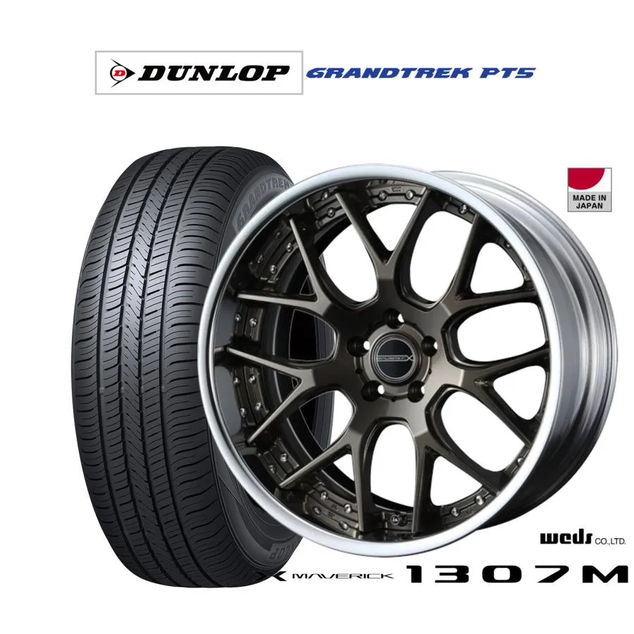 サマータイヤ ホイール4本セット ウェッズ マーベリック 1307M ダンロップ GRANDTREK グラントレック PT5 235/55R19