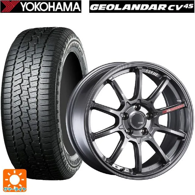 送料無料 サマータイヤホイールセット 225/60R18 100H ヨコハマ ジオランダー CV G058 正規品 タナベ SSR GT V05 18