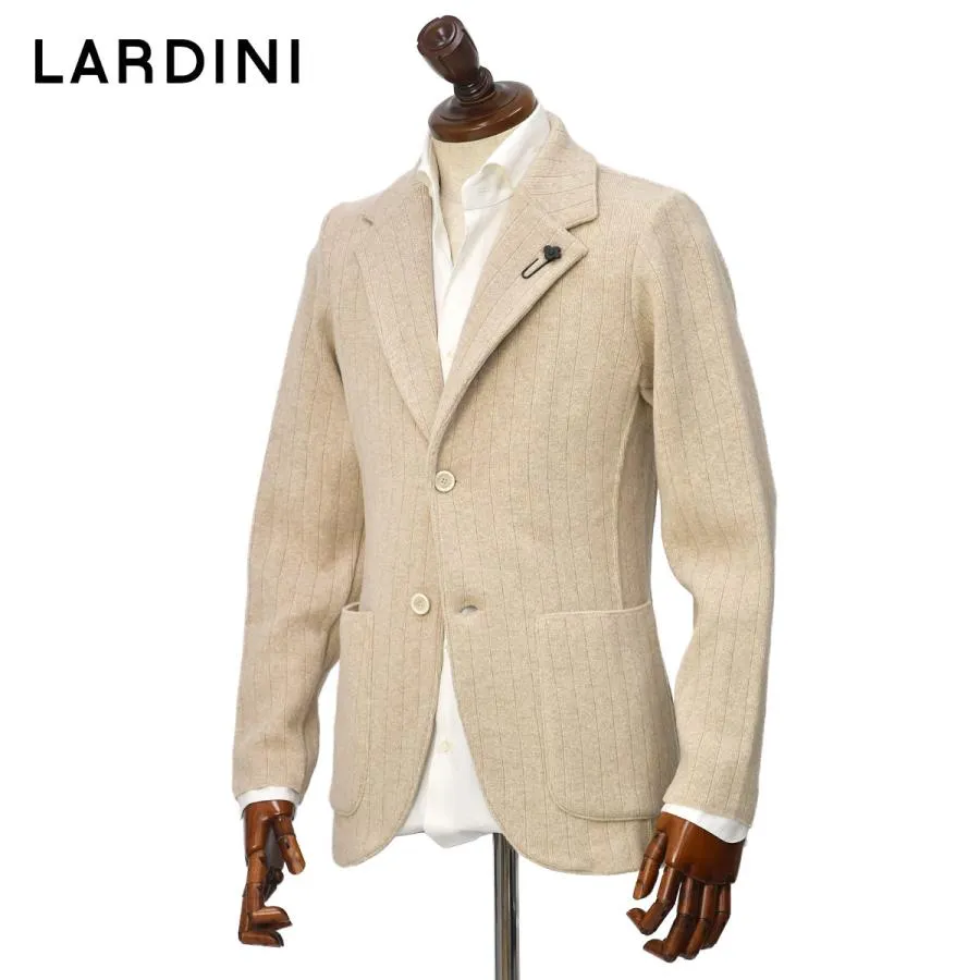LARDINI【ラルディーニ】ニットジャケット LJM56J AA65004 150 ウール カシミヤ ベージュ