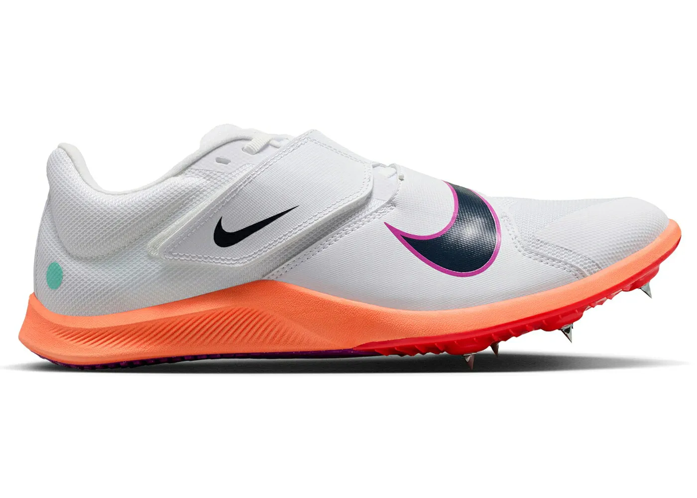 ナイキ ズーム ライバル 白色 ホワイト クリムゾン スニーカー メンズ NIKE ZOOM RIVAL JUMP WHITE BRIGHT CRIMSON / WHITE HYPER TURQUOISE BRIGHT