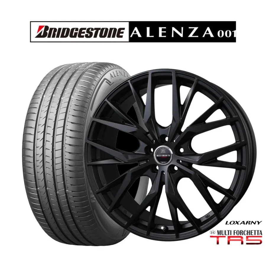 サマータイヤ ホイール4本セット BADX ロクサーニ マルチフォルケッタ TR5 Black Edition ブリヂストン ALENZA アレンザ 001 245/45R20