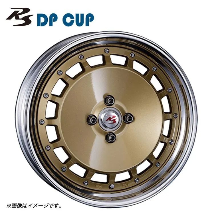 19インチ 5H120.65 11J 11J+55〜-41 5穴 ホイール 【1本単品 新品】 ゴールド RS DP CUP 2PIECE Hight Disk 送料無料 クリムソン
