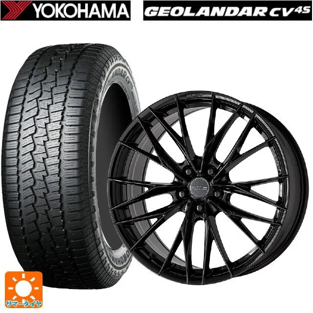 送料無料 サマータイヤホイール 4本セット 235/60R18 107V XL ヨコハマ ジオランダー CV G058 正規品 ワーク シュヴァート