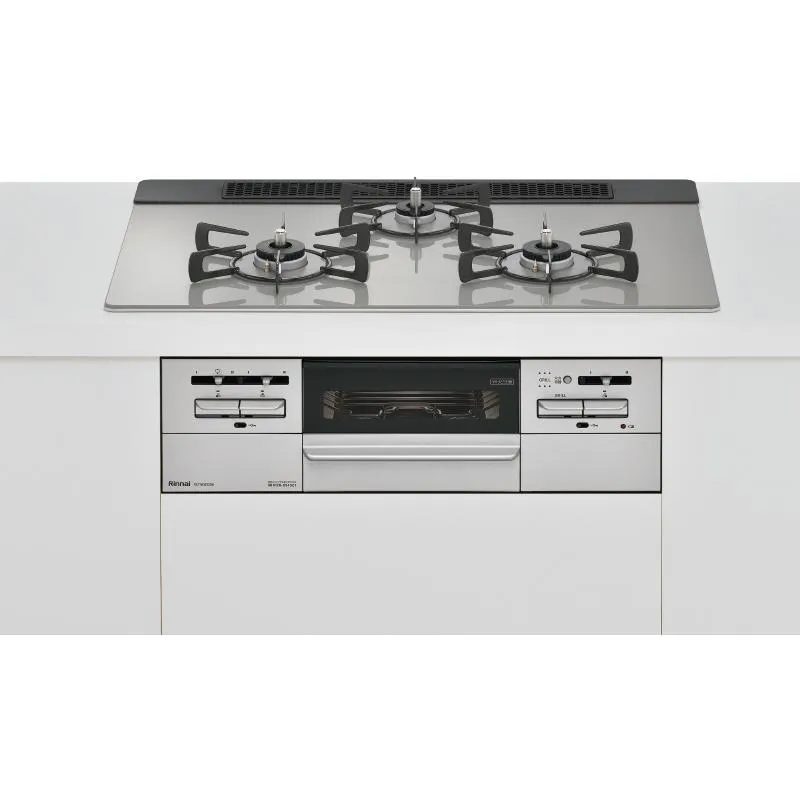 お取り寄せ RS71W35T2DGAVW-12A13A 都市ガス用 Rinnai リンナイ Mytone ビルトインガスコンロ 左右強火力 ワイド幅75cmタイプ ガラストップ