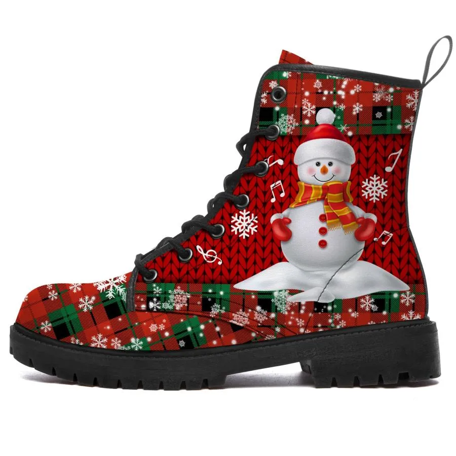【並行輸入品】ADIGOW Christmas Boots Mens Womens Combat Boots Ankle Booties Sn