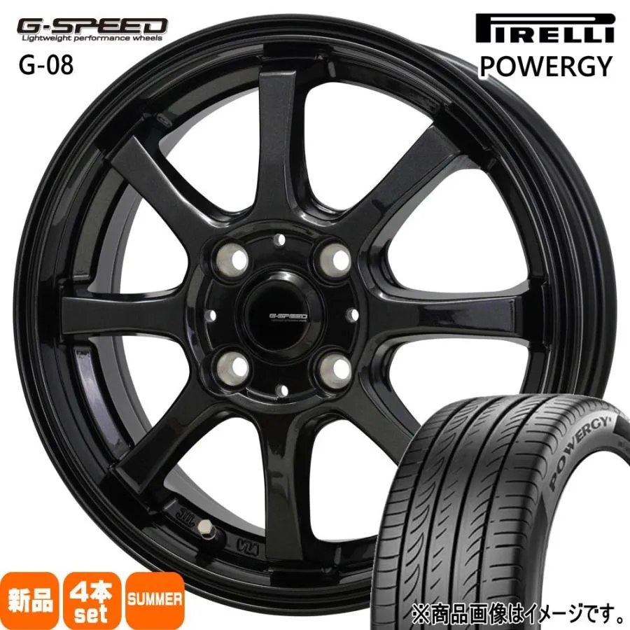 195/65R15 91V ピレリ POWERGY 夏用 サマータイヤ G・speed G-08 E13 オーラ 140系 カローラフィールダー 15インチ
