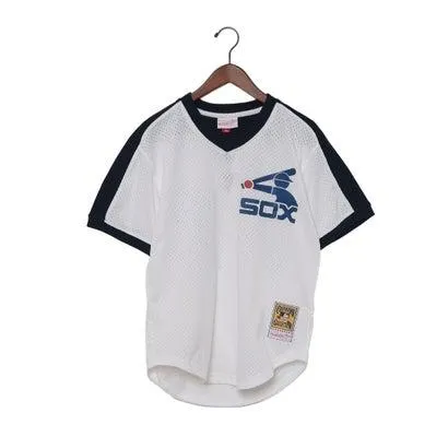 ミッチェルアンドネス mitchell \u0026 ness オーセンティック カールトン・フィスク シカゴ・ホワイトソックス 1981 プルオーバージャージ