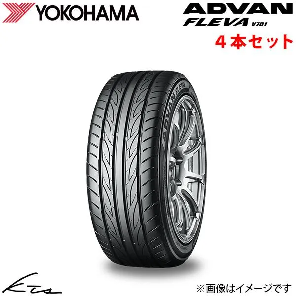 ヨコハマ ADVAN FLEVA V701【R0410】 サマータイヤ アドバンフレバ タイヤ 横浜 【215/55R17】 4本セット 1台分
