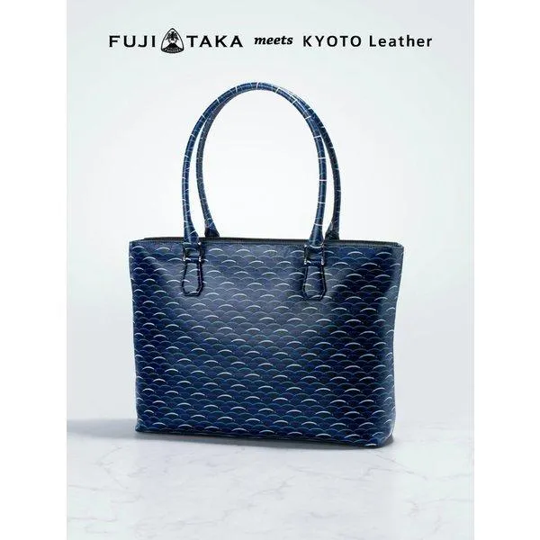 FUJITAKA フジタカ 公式 KYOTO Leather レザートートバッグ A4 (TSUYUSHIBA) No.640731