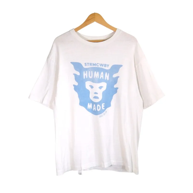 HUMAN MADE HM FACE LOGO T-SHIRT サイズL ヒューマンメイド ファイス ロゴ Tシャツ ショートスリーブ トップス 大名店【中古】