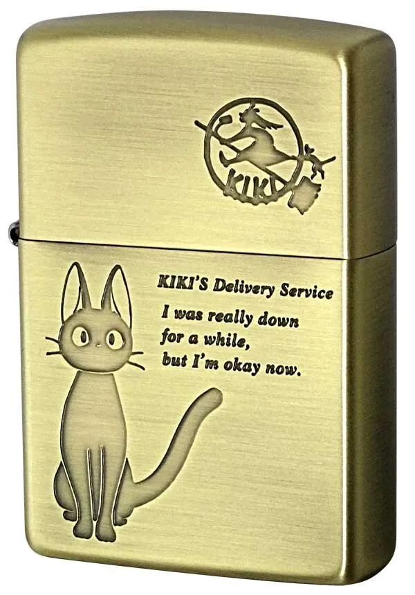 Zippo ジッポライター スタジオジブリ 魔女の宅急便 ジジ2 真鍮 ブラス NZ-11-48