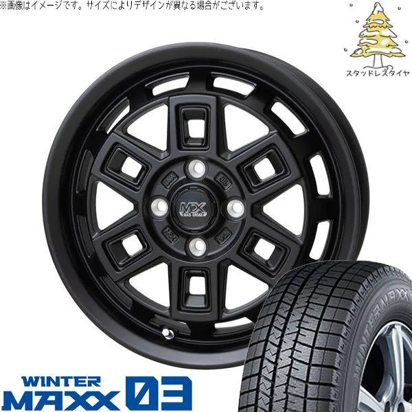 ソリオ MA26 MA36 デリカ 165/70R14 スタッドレス | ウィンターマックス03 \u0026 マッドクロス アイヴァー 14インチ 4穴100