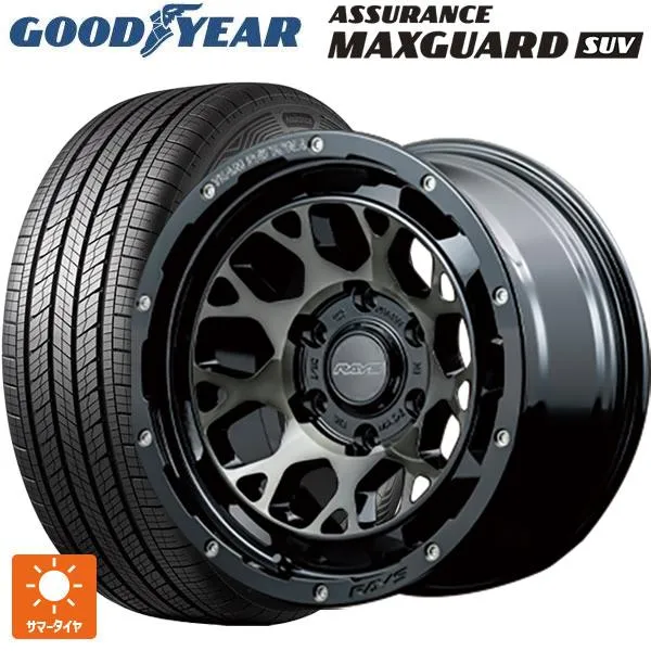トヨタ ハイラックス(120系)用 265/65R17 112H グッドイヤー アシュアランス マックスガード SUV チームデイトナ M9+ #