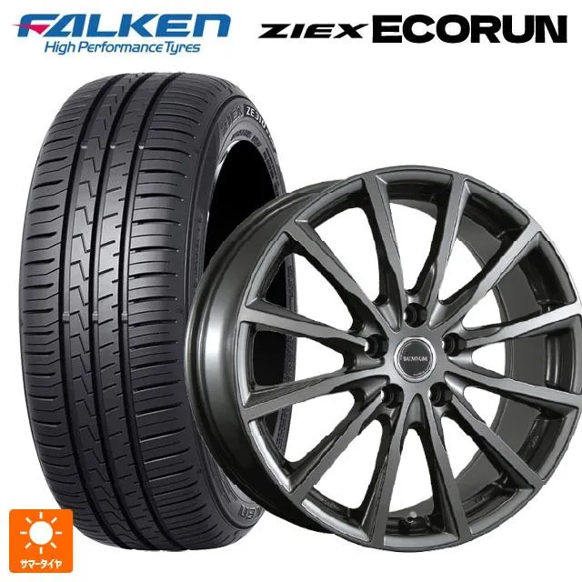 送料無料 サマータイヤホイールセット 195/65R15 91V ファルケン ジークス ZE310R エコラン ブリヂストン バルミナ AR12 15
