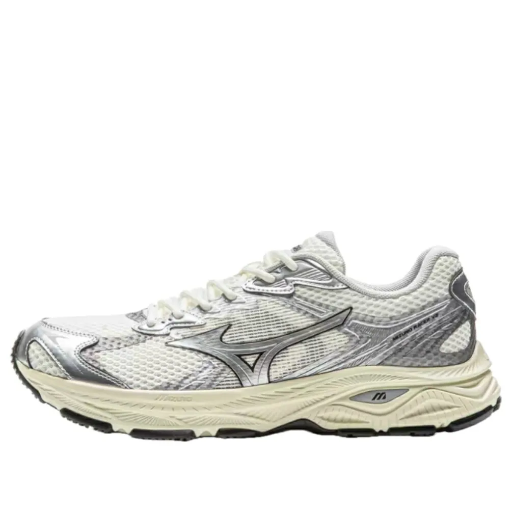ミズノ クリーム 銀色 シルバー CREAM SILVER スニーカー メンズ MIZUNO RACER V2 D1GH250606 / CREAM SILVER