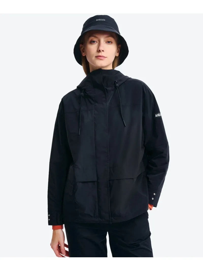【SALE／30%OFF】撥水 ソロテックス ジャケット AIGLE エーグル ジャケット・アウター マウンテンパーカー ブラック ホワイト【RBA_E】【送料無料】[ Fashion]