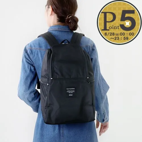 【並行輸入品】 マリメッコ MARIMEKKO リュックサック バックパック METRO BACKPACK 039972/092518 999 BLACK